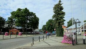 Kraśnik. Zamknięty przejazd przez rynek