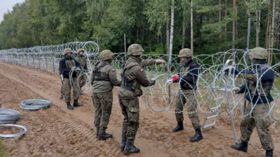 Stawianie zasieków na granicy