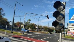 Wciąż nie działają światła na rondzie Honorowych Krwiodawców