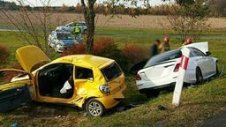 Groźne zderzenie na obwodnicy Lubartowa. Dwie osoby w szpitalu