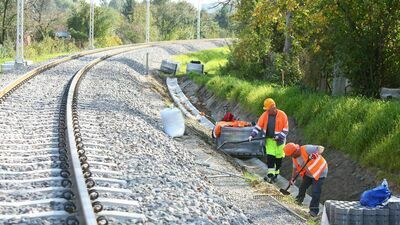 Na 1,2-kilometrowej obwodnicy kończą się już zasadnicze prace budowlane