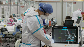 Szpital tymczasowy w Targach Lublin