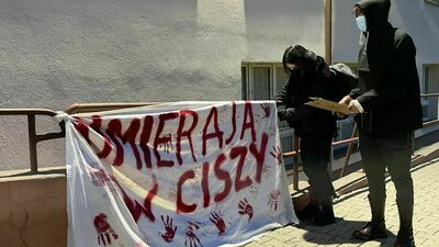 Niedawne zgromadzenie pod siedzibą Straży Granicznej w Lublinie