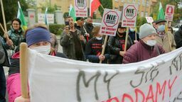 Niedawny protest w Lublinie