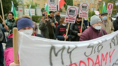 Niedawny protest w Lublinie