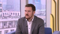 Dziennikarz Biełsatu Zmicier Mickiewicz.