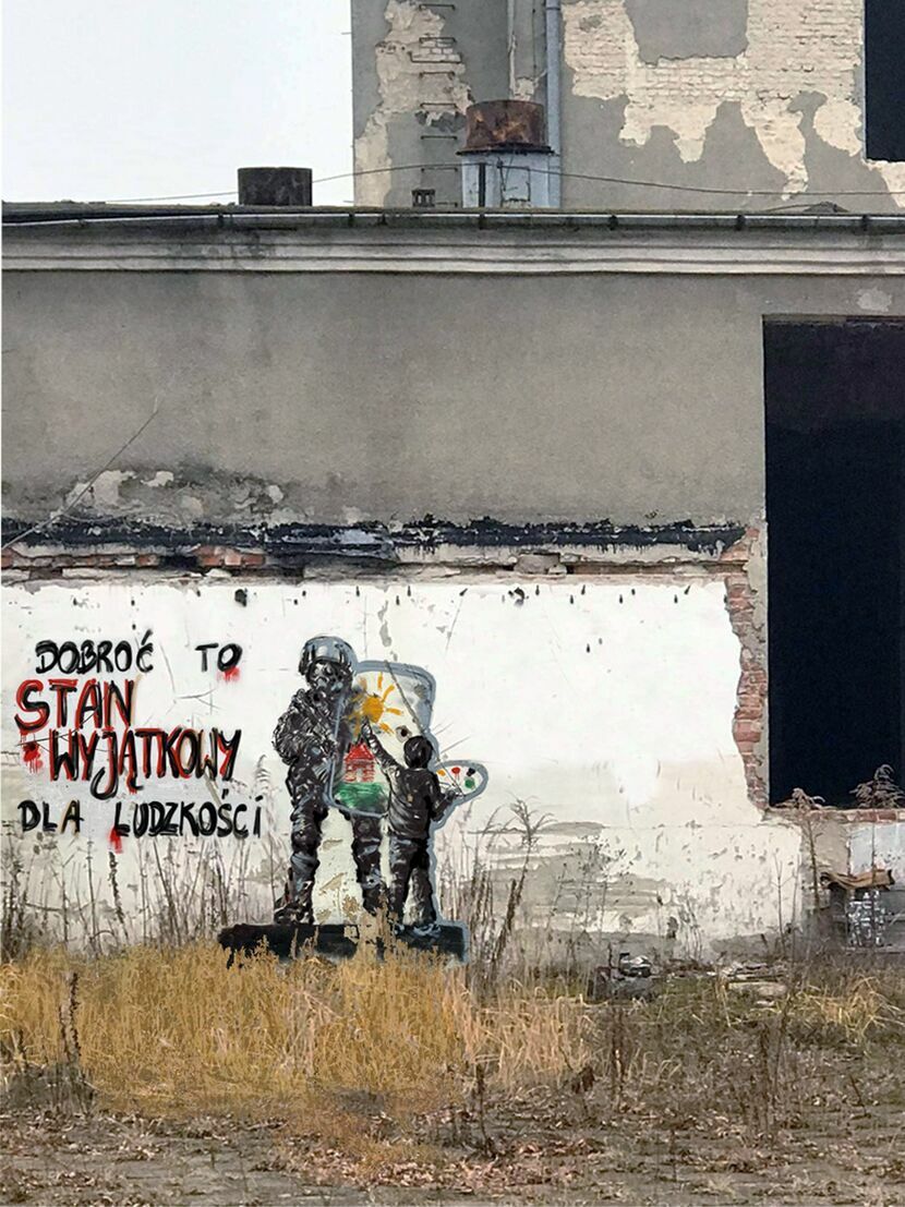 Graffiti zwraca uwagę mieszkańców Białej Podlaskiej