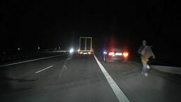 Chwilę wcześniej doszło do wypadku. Nagranie z wideorejestratora