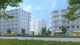 Wizualizacja bloków, które mają powstać przy ul. Krochmalnej