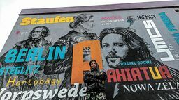 Nowy mural w Kazimierzu Dolnym już jest. Odsłonięcie w piątek