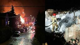 Pożar w Kraśniku. Było podejrzenie, że w pustostanie może ktoś pomieszkiwać