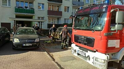 Mężczyzna w ciężkim stanie został przewieziony do szpitala