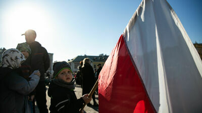 Piękny, słoneczny Zamość i niepodległość