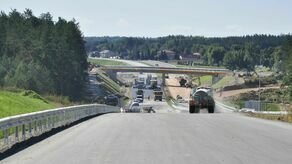 Ubiegłoroczne pracy przy budowie trasy