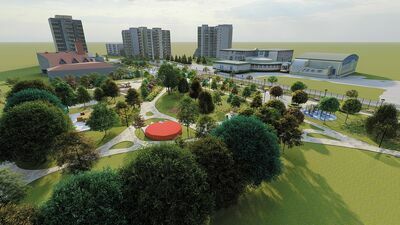 Taka wizualizacja parku znalazła się w projekcie, który ma być finansowany z przyszłorocznego budżetu obywatelskiego