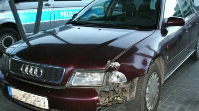 Policja znalazła porzucone audi. Złodzieja zdradziła jedna rzecz