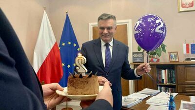 Lech Sprawka z balonikiem