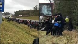 Duża grupa imigrantów zmierza w stronę granicy polsko-białoruskiej. Będą chcieli przejść siłowo?