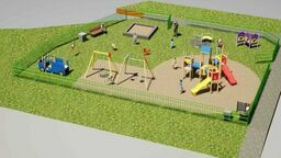 Wizualizacja nowego placu zabaw