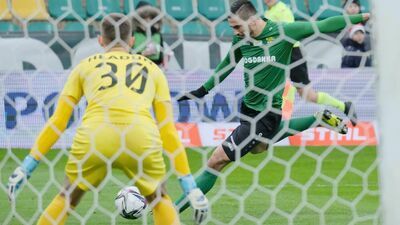 Górnik Łęczna w ostatnim meczu w 2021 roku wygrał u siebie z Zagłębiem Lubin

