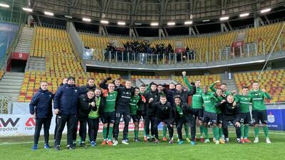 Górnik Łęczna w Barbórkę zadedykował wygraną z Jagiellonią swoim kibicom pracującym kopalni Bogdanka

