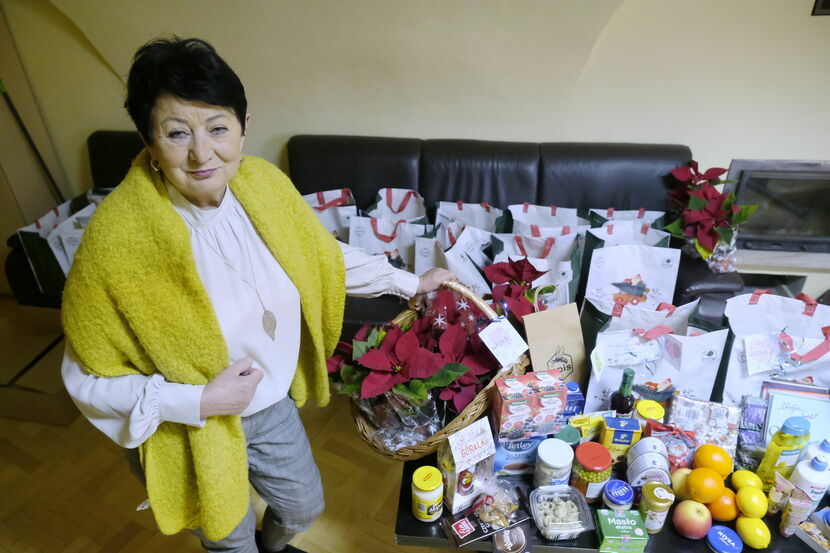 W ramach akcji Świątecznej Pomocy dla Seniorów, której inicjatorką jest Teresa Czechowska (na zdjęciu), zostanie obdarowanych 30 osób z Lublina i sześciu filii stowarzyszenia w innych miastach regionu