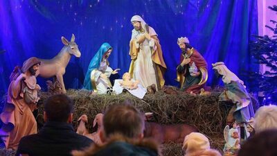 Szopki bożonarodzeniowe w lubelskich kościołach. Małe, duże, kolorowe [zdjęcia]