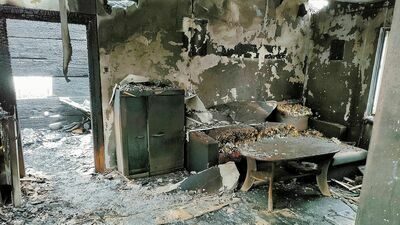 Pożar drewnianego domu wybuchł w nocy z 7 na 8 grudnia.