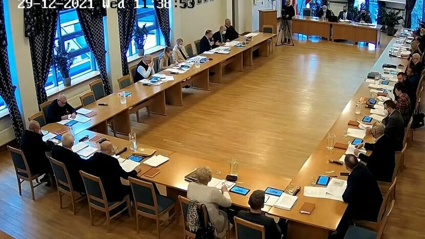 Obrady ostatniej sesji rady miasta w Białej Podlaskiej