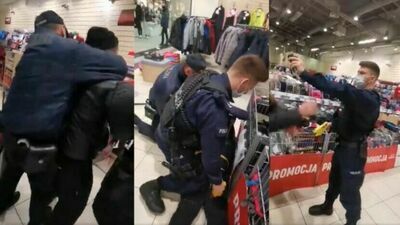 Zamość. Awantura w galerii handlowej. Sprawdzają policjanta