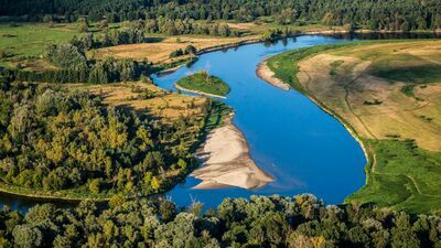 Z aparatem nad Bugiem. "Czasem ptaki podlatują z ciekawości, co to za intruz lata"