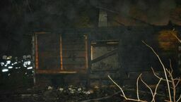 Pożar domu. Strażacy znaleźli w środku zwęglone ciało mężczyzny