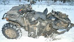 Tak po wypadku wyglądał quad