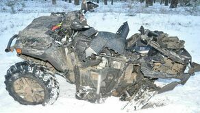 Tak po wypadku wyglądał quad