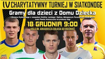 IV Charytatywny Turniej w Siatkonogę już 18 grudnia. Koszulka Roberta Lewandowskiego na aukcji