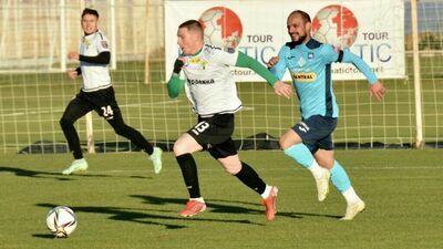 Marcel Wędrychowski strzelił jedną z bramek podczas pierwszego sparingu Górnika w Turcji

