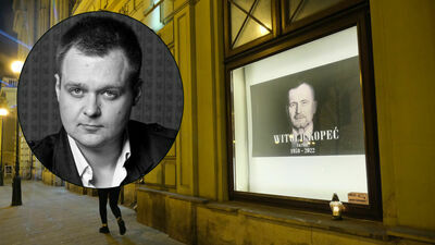 Przed Teatrem im. Juliusza Osterwy zapłonęły znicze. Jedne ku pamięci Witolda Kopcia, drugie poświęcone Przemysławowi Gąsiorowiczowi 