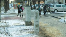 Ulica Herberta. Okazuje się, że nowy tor przeszkód wcale nie jest pomyłką robotników. Drogowcy dopytywali miejskich urzędników, czy aby na pewno tak to powinno wyglądać, a urzędnicy tłumaczyli, że tak