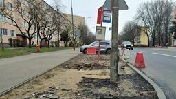 Lublin. Przez błoto do rozkładu i inne problemy na przebudowywanej ulicy Herberta