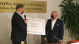 W piątek minister Przemysław Czarnek odwiedził bialską uczelnię.