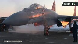 Rosyjskie myśliwce Su-35S na Białorusi. Przygotowania do wspólnych manewrów