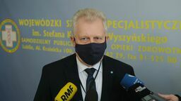 Piotr Matej, dyrektor szpitala przy al. Kraśnickiej w Lublinie