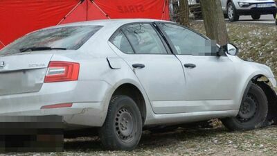 Kierowca stracił panowanie nad samochodem i uderzył w drzewo. Był reanimowany