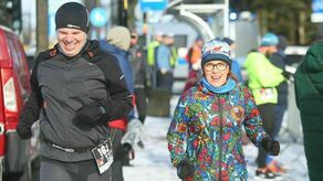 Finał WOŚP w Świdniku. Biegaczom nie przeszkodziła kiepska pogoda