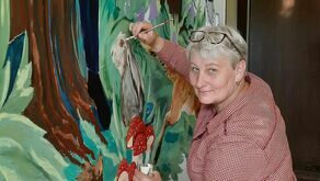 Anna Szumera przy pracy