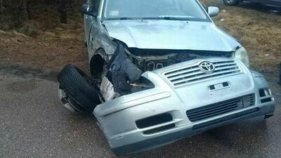 Lubelskie. 2 tys. złotych mandatu za kolizję toyoty z VW