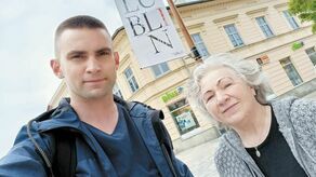 Pan Paweł i pani Ania współpracują w ramach projektu „Obecność” już od 2019 roku