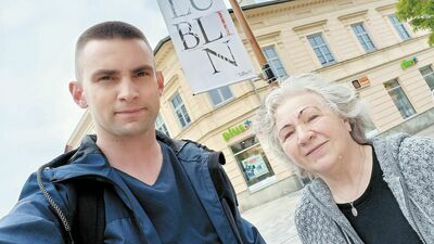 Pan Paweł i pani Ania współpracują w ramach projektu „Obecność” już od 2019 roku