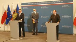Konferencja prasowa MSWiA