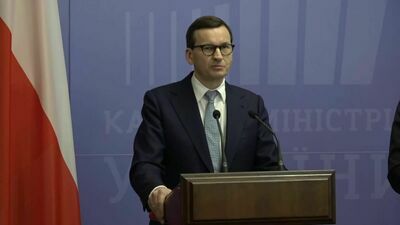 Premier w Kijowie o gazociągu Nord Stream 2. "Berlin nabija pistolet Putinowi"